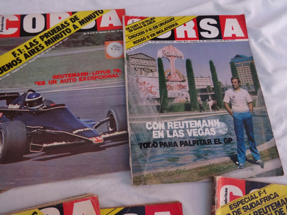 Lote X10 Revista Auto Antiguo Corsa Lole Reutemann Formula 1 1 Lote X10 Revista Auto Antiguo Corsa Lole Reutemann Formula 1 1