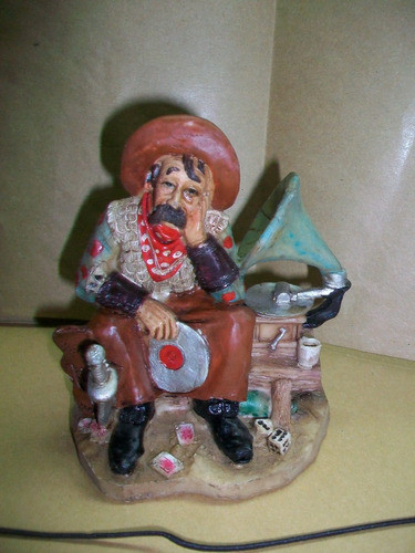 Figura De Gaucho En Pasta Impecable , Jamas Expuesto 0