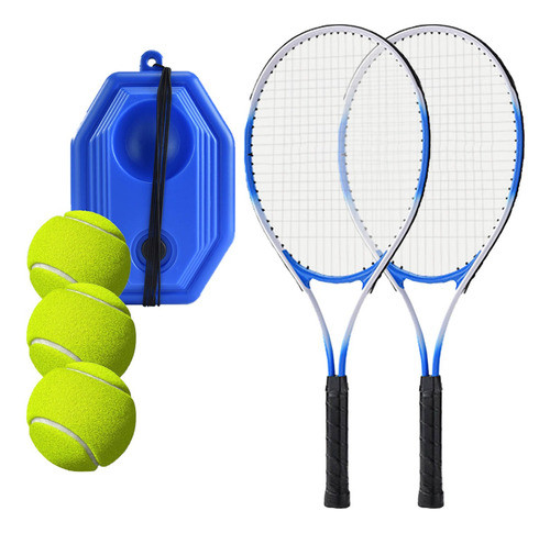 Set Tenis Juvenil 2 Raquetas+ 3 Pelotas + Entrenador El Rey 0