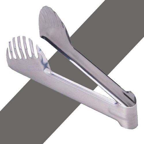 Pegador De Salada 17,5cm Aperitivos Doces Salgados Cromado 0