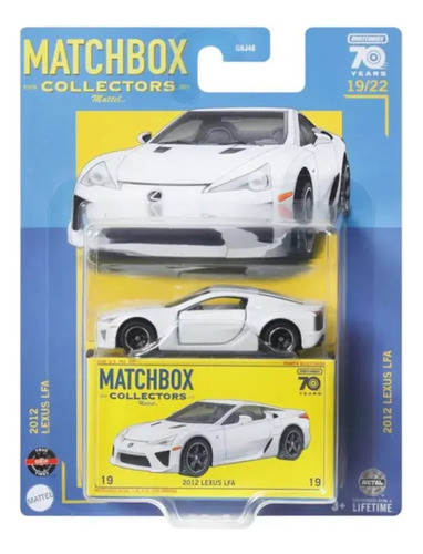 Matchbox Collectors Series 2012 Lexus Lfa Escala 1/64 Mattel 0