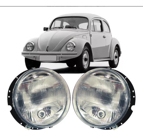 Vw Fusca Kombi Semióptica Con Señalero  1300 1500 1600 Farol 1