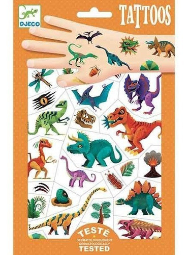Tatuajes Infantiles Dino Club Djeco Cadaques Kids 0