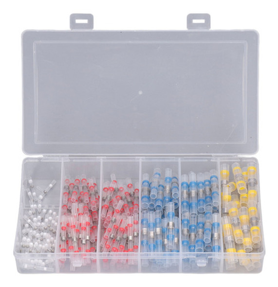 200 Unidades De Conector De Fio Termorretrátil Butt Crimp Te 1