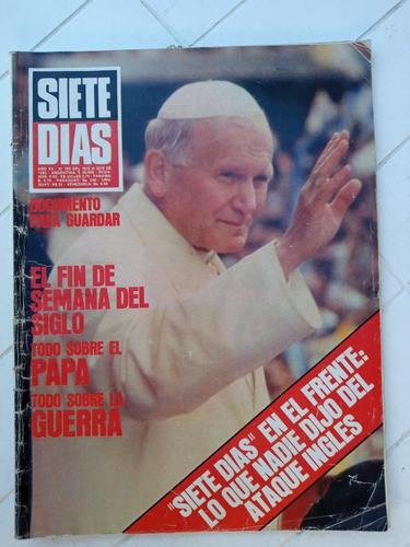 Lote 8 Revistas Siete Dias Peron Evita Torturas Desparecidos 1
