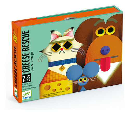 Juego De Cartas Infantil Cheese Rescue  - Djeco - Dj05149 1