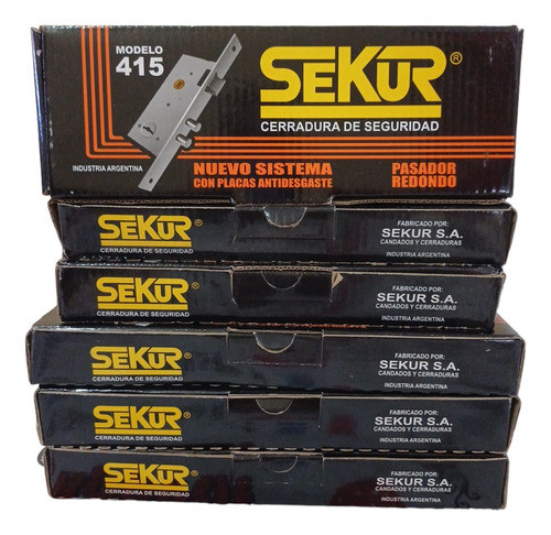 Cerradura Sekur 415 4placas Antidesgaste 0