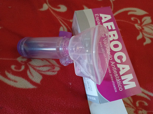 Inhalocamara Marca Aerocam En Caja Muy Poco Uso 0