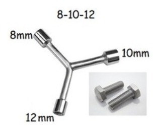 Chave 3 Pontas De 8, 10 E 12mm 1