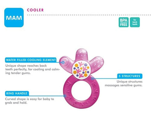 Mam Cooler Teether, Niña, 4 Meses Mas 1