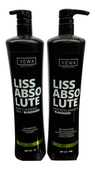 Progresivo Liss Absolute Yewa Profesional Kit 2 Pasos 0 Progresivo Liss Absolute Yewa Profesional Kit 2 Pasos 0