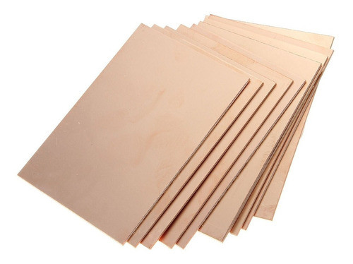 Placa Virgen Simple Faz 7x10cm Fr4 Pcb 1