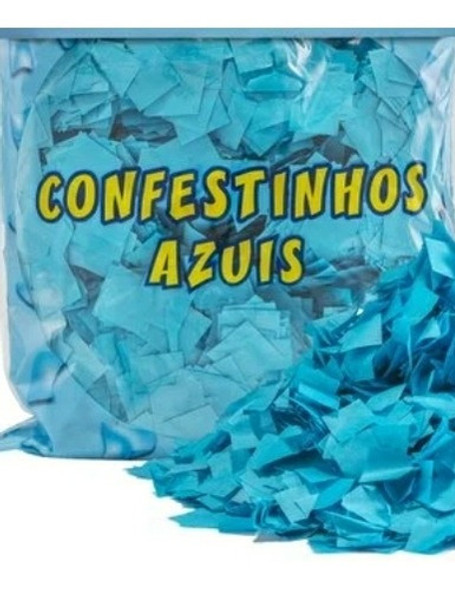 Confete Revelação Azul, Para Balão 0