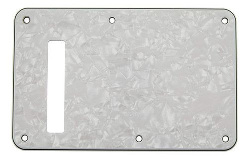 Placa Trasera Moderna Fender, Stratocaster - Moto Blanco 1