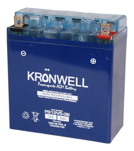 Bateria Kronwell Gel Yb5l-b / 12n5-3b Beta Bs 110 0