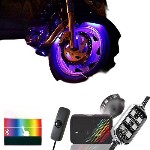 14 Varios Colores Neon Neon Led Accent Luz Kit De Motociclet 0