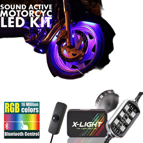 14 Varios Colores Neon Neon Led Accent Luz Kit De Motociclet 1