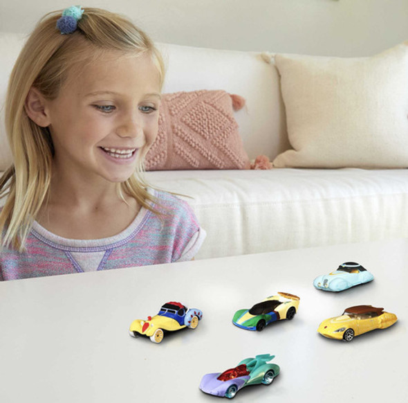 Carro Toy Hot Wheels Disney Princess Character, Pacote Com 5 1