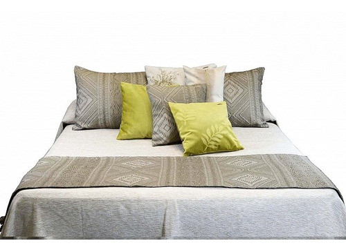Pie De Cama De Chenille De 2,40m X 0,80 Cm Bombay 1