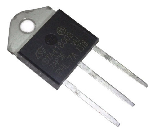 Kit 5 Peças - Transistor Triac Bta41-800b 40a 800v Top-3 Pth 1