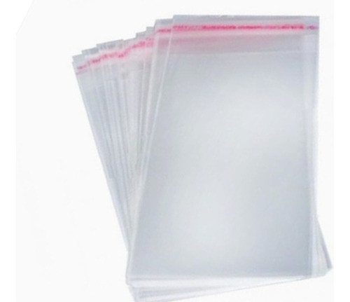 Saco Adesivado Plastico Transparente 12x15 C/ 200 Unidades 0