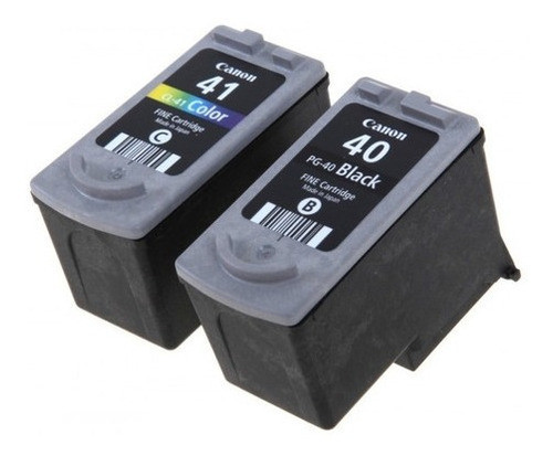 Pack Cartuchos Canon Cl41 + Pg40 Originales Diginet 1
