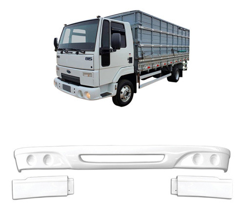 Spoiler Parachoque Ford Cargo 815 816 Até 2013 P/ 4 Farois 0