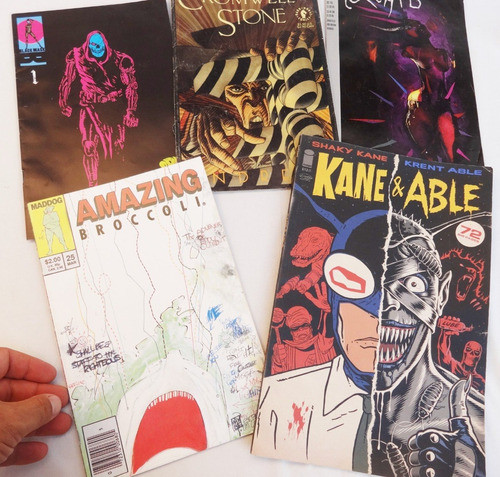 Revista Comic Lote Antiguo Kane & Able Black Mask Cromwell 0