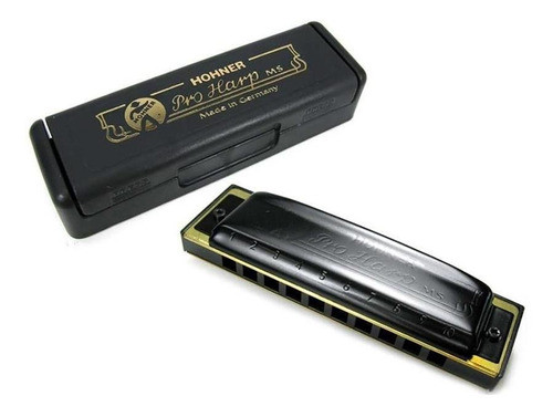 Hohner Armonica 20 Voces Pro Harp En Tono Sol Con Estuche 0