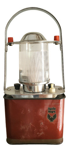 Antigua Lámpara Aguila Negra No Funcional, Década Del 60/70 0