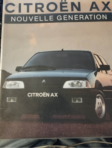 Citroen Ax Folleto Catálogo Original Colección Impreso 0 Citroen Ax Folleto Catálogo Original Colección Impreso 0