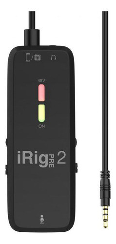 Interface Para Microfone Irig Pre 2 Pré-amp Phantom Power 0