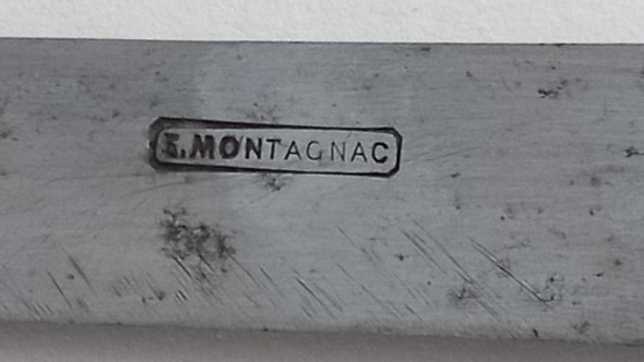 Antiguo Cuchillo E.montagnac Acero Al Carbono (2) 1