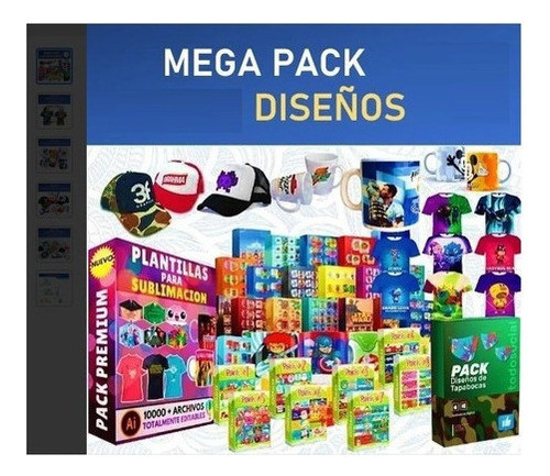 Súper Pack De Diseños Para Sublimación, Serigrafía Y Estampa 0