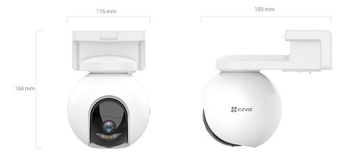 Smart Câmera Wifi Com Alexa Ezviz Cs-cb8 1080p Com Bateria 1