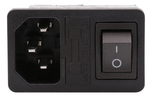 Tomacorriente Con Interruptor Y Fusible Switch 10a 250v 0