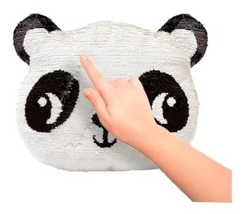 Juguete Peluche Panda Bebe Lentejuelas Reversible 7625 Milou 1