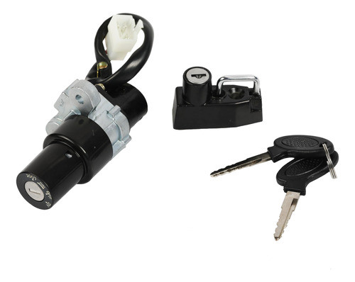Llave De Contacto + Traba Asiento Motomel Sirus 200 Oem 0