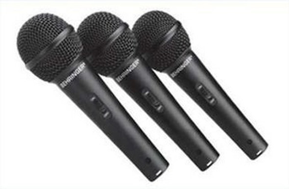 Behringuer Xm1800s Kit De Tres Microfonos Dinamicos Para Voz 1