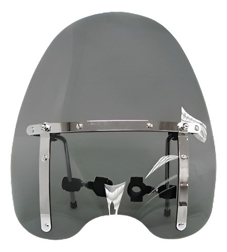 Parabrisas Cromado Para Harley Sportster Dyna Glide Softail 0