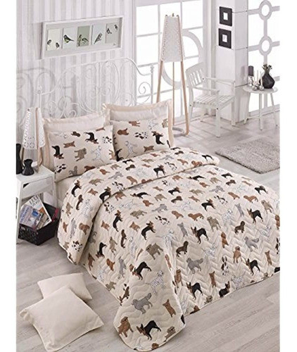 Ropa De Cama Para Perros De Animales, Juego De Colcha/cobert 0