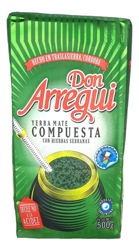 Yerba Don Arregui Hierbas Serranas Comp. 500g Pack 6 Unid 0