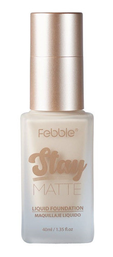 Febble Base Rostro Liquida Mate Colores Oscuros 0