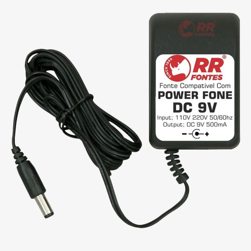 Fonte 9v 500ma Para Pws Amplificador De Fones Ph-2000 0
