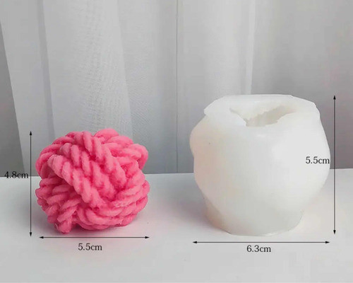 Molde Silicona Nudo Vela Cera Soja Miel Parafina 1