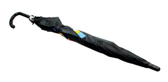 Guarda Chuva Infantil Masculino Preto Semiautomático. 1