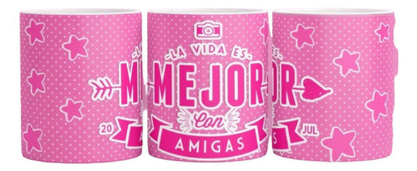 Diseños Plantillas Tazas Dia Del Amigo Sublimación M5 0