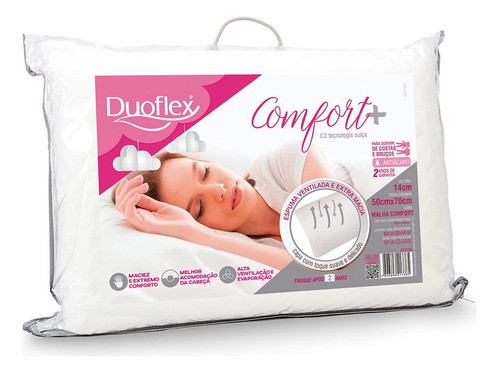 Set X2 - Almohada Comfort De Espuma Hypersoft Mayor Confort 1