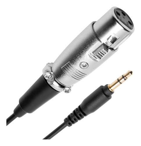 Cable De  Microfono Para Camara  Xlr A Spica 3.5mm 2.5 Mts 0