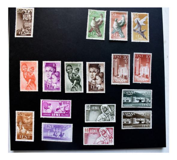 Filatelia Ifni Colonias Españolas 35 Estampillas 1